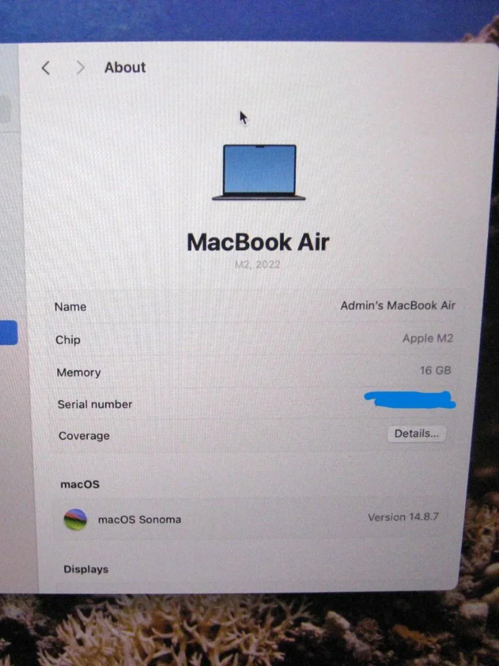 MacBook Air M2 (2022) 13